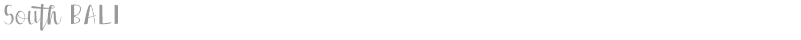 South Bali font preview