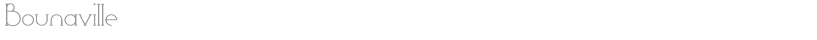 Bounaville font preview