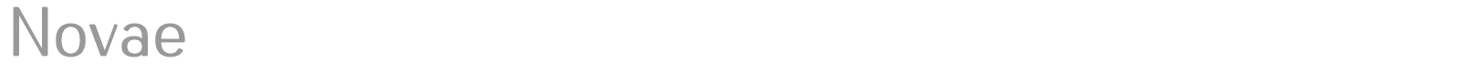 Novae font preview