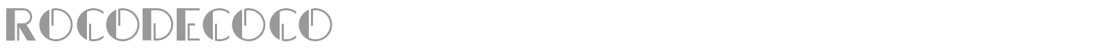 Rocodecoco font preview