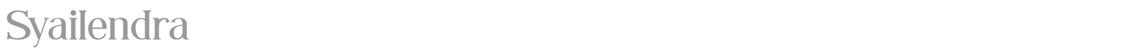 Syailendra font preview