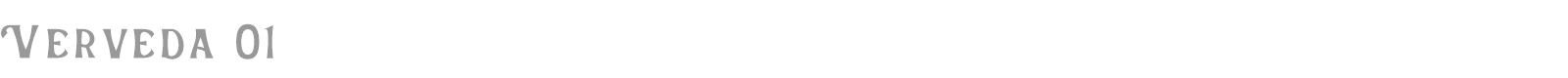 Verveda 01 font preview