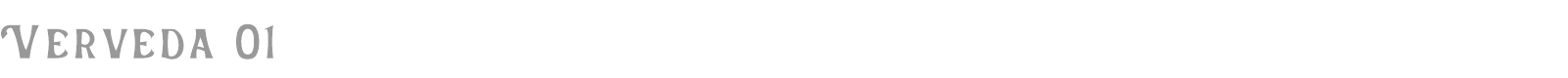 Verveda 01 font preview
