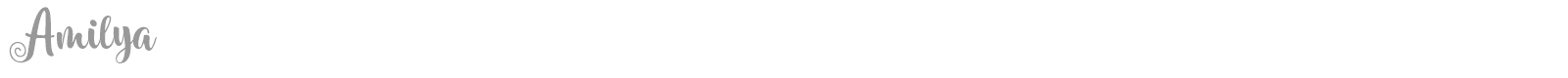 Amilya font preview