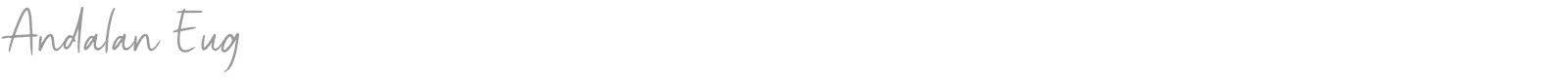 Andalan Eug font preview