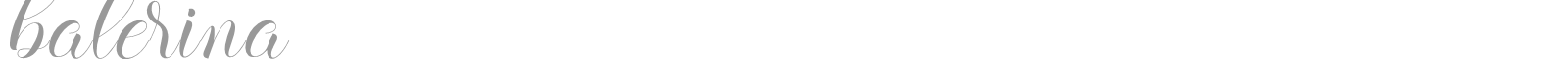 Balerina font preview
