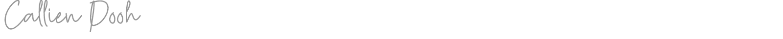 Callien Pooh font preview
