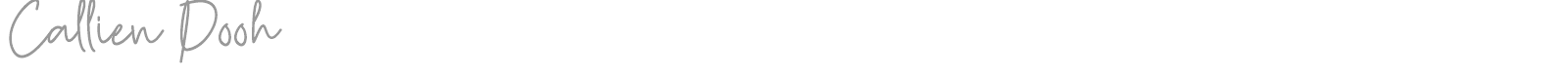 Callien Pooh font preview