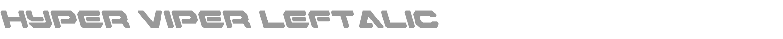Hyper Vyper font preview
