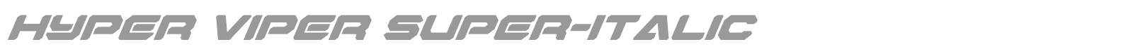 Hyper Vyper font preview