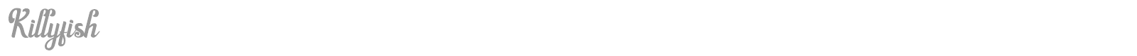 Killyfish font preview