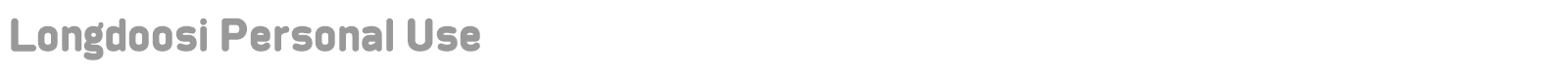Longdoosi font preview