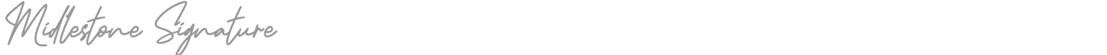 Midlestone Signature font preview