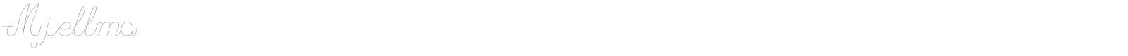 Mjellma Script font preview