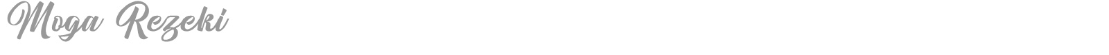 Moga Rezeki font preview