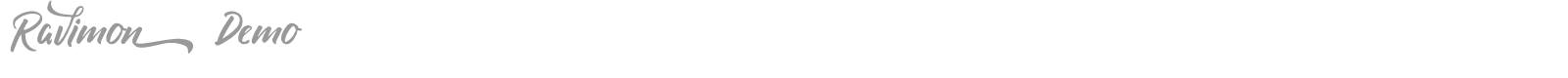 Ravimon font preview