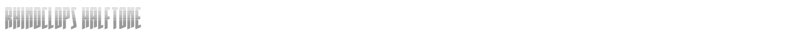 Rhinoclops font preview