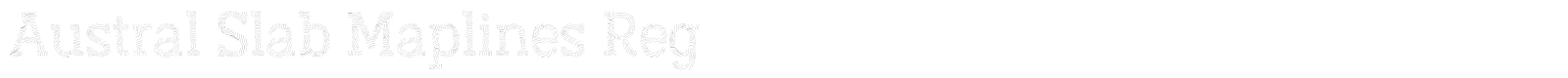 Austral Slab font preview