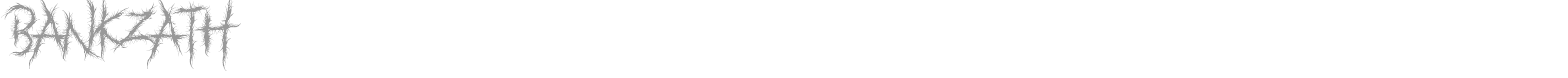Bankzath font preview