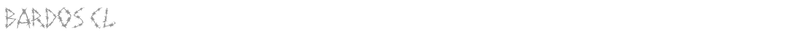 Bardos font preview