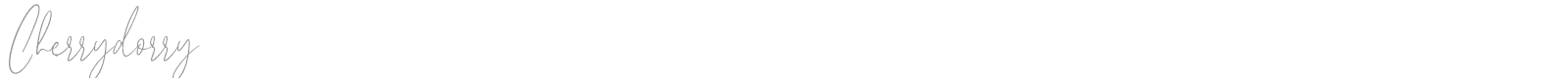 Cherrydorry font preview