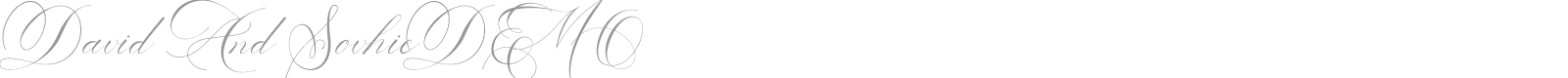 David & Sovhie Sans font preview