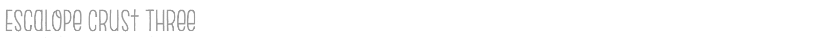 Escalope font preview
