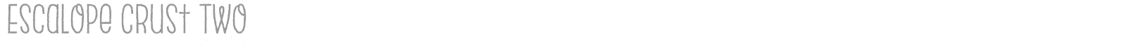 Escalope font preview