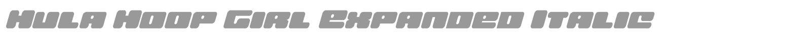 Hula Hoop Girl font preview
