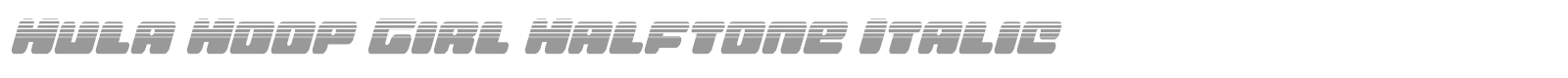 Hula Hoop Girl font preview