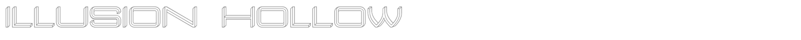 Illusion font preview