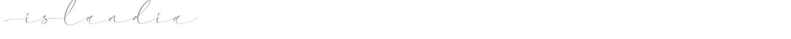 Islandia font preview