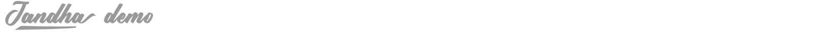 Jandha font preview