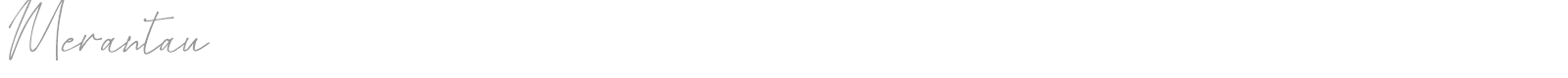 Merantau font preview