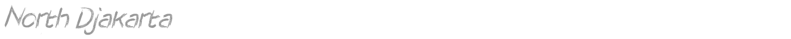 North Djakarta font preview