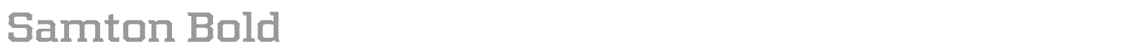 Samtom font preview