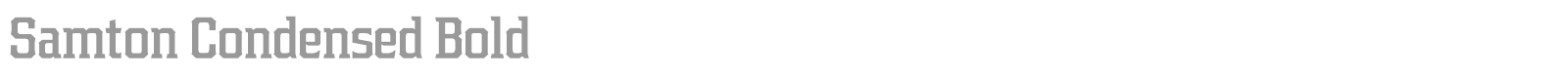 Samtom font preview