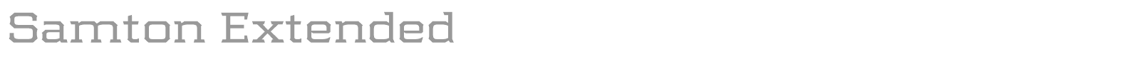 Samtom font preview