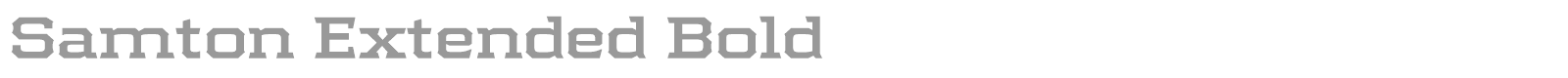 Samtom font preview
