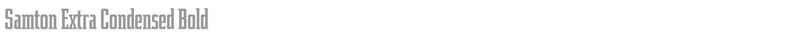 Samtom font preview