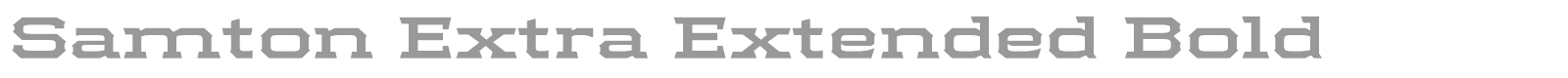 Samtom font preview