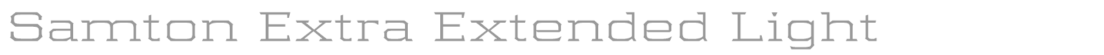 Samtom font preview