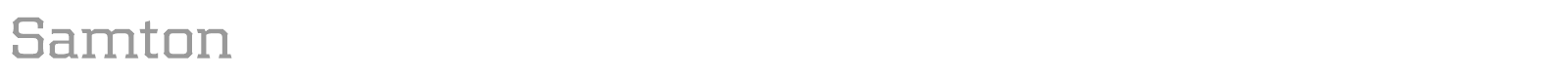 Samtom font preview
