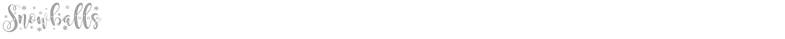 Snowballs font preview