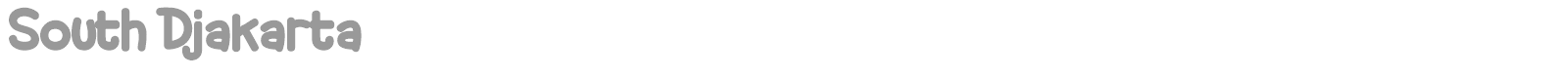 South Djakarta font preview