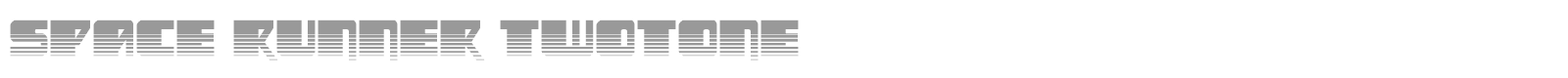 Space Runner font preview