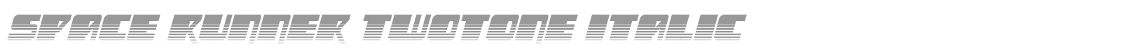 Space Runner font preview