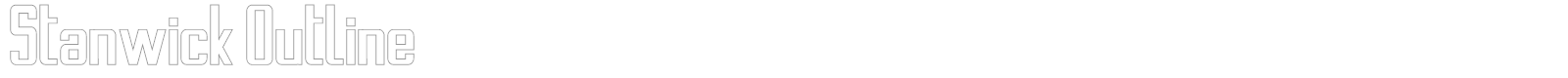 Stanwick font preview