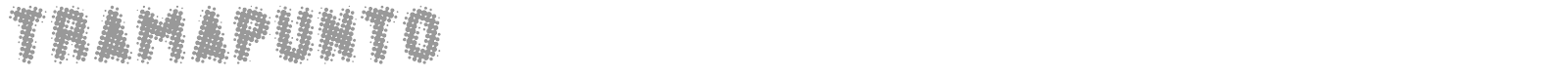 Tramapunto font preview