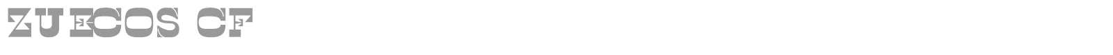 Zuecos CF font preview